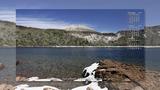 大浪の池と雪化粧の韓国岳