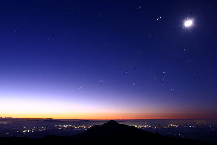 高千穂の峰と夜景